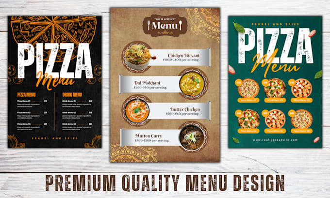 Gig Preview - Do professional modern restaurant food menu flyer design