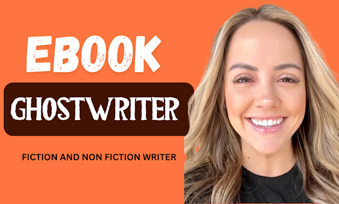 Gig Preview - Book writer, ebook writer, nonficton and  fiction ghostwriter