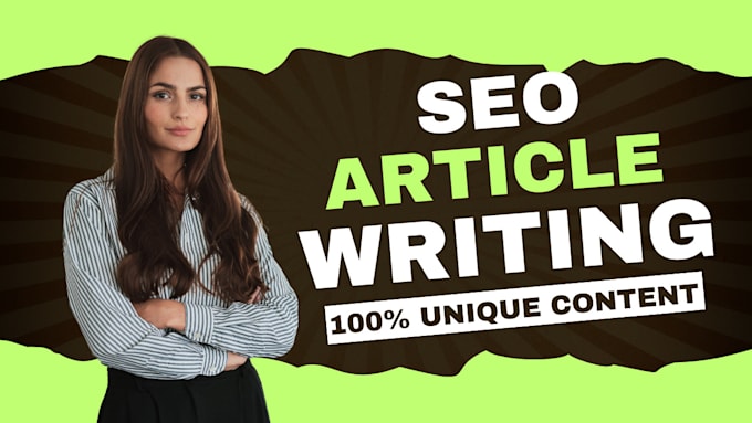 Gig Preview - Do SEO article writing, blog post writing, and content writing