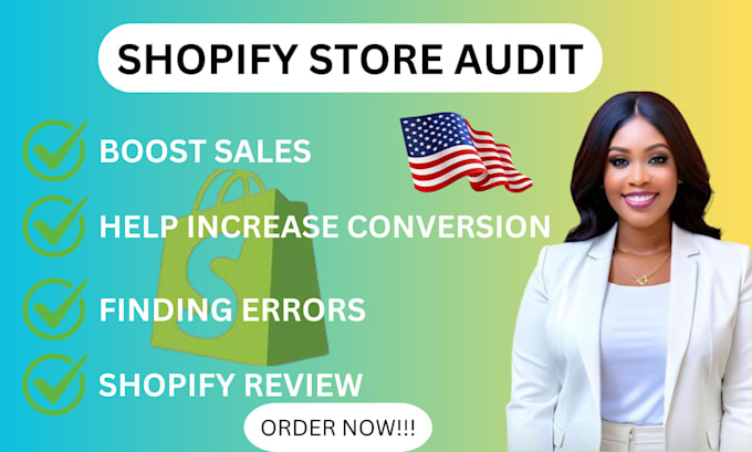 Gig Preview - Professionally review and audit your shopify store