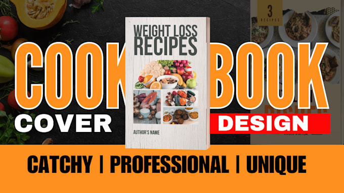 Gig Preview - Design the best cookbook cover, kindle cover and paperback for recipe book