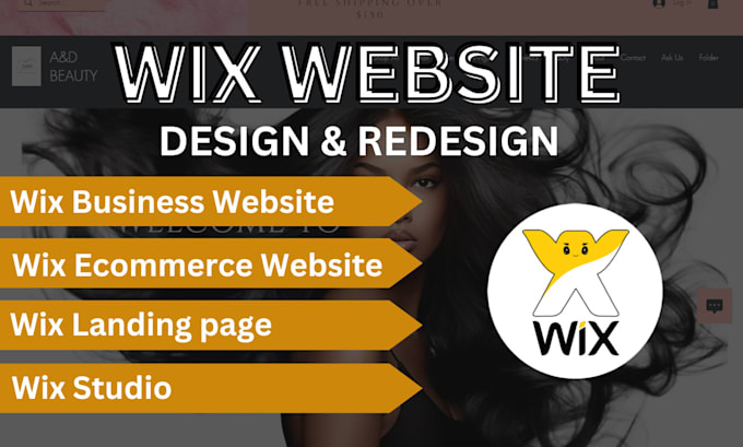 Gig Preview - Design redesign wix business website wix studio wix landing page wix maintenance