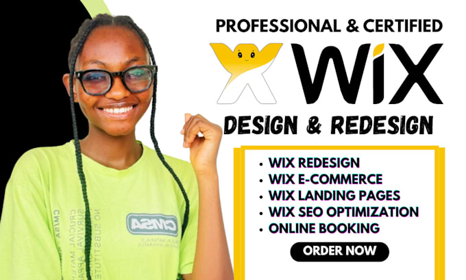 Gig Preview - Wix website redesign design wix website redesign wix website design wix website