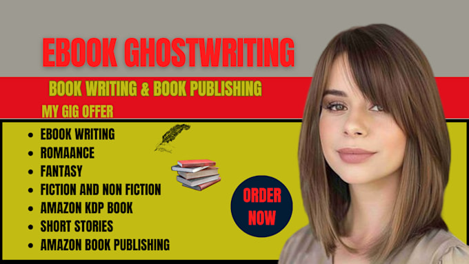 Gig Preview - Ghostwrite fiction romance story, ebook ghostwriter, erotic stories, novella