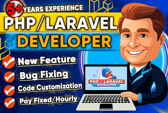 Gig Preview - Php laravel developer for fix laravel and PHP projects