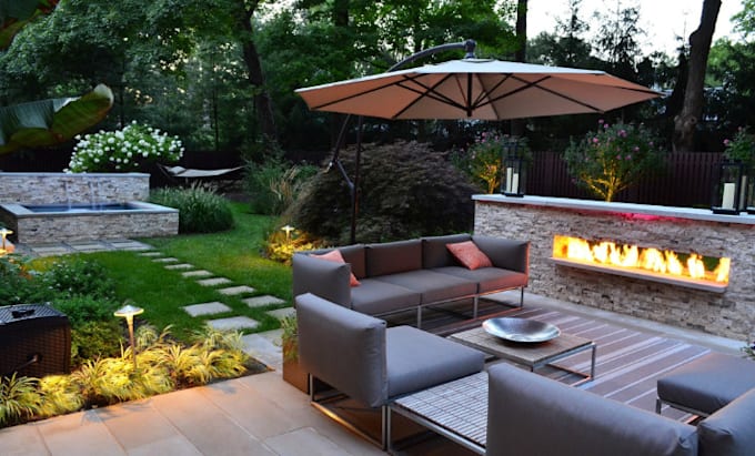 Gig Preview - Do landscape design, backyard, garden, site pan as landscape architect