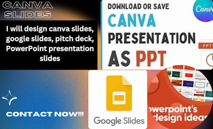 Gig Preview - Design canva slides, google slides, pitch deck, powerpoint presentation slides,