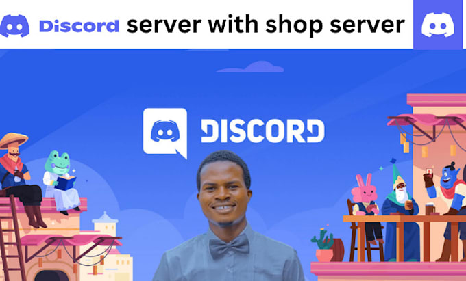 Gig Preview - Create custom discord server with shop server or discord shop