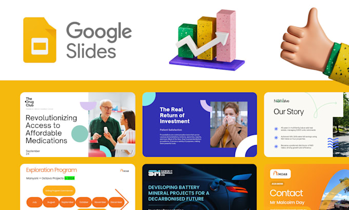 Gig Preview - Redesign google slides presentation within 24hours