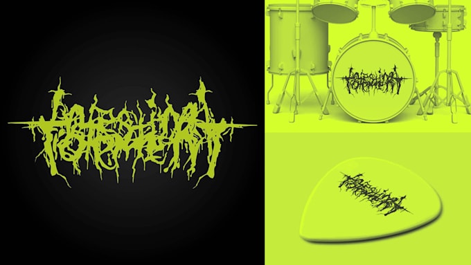 Gig Preview - Design you a metal band logo