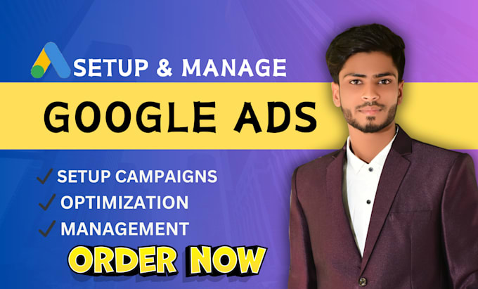 Gig Preview - Setup optimize and manage google ads adwords PPC campaigns