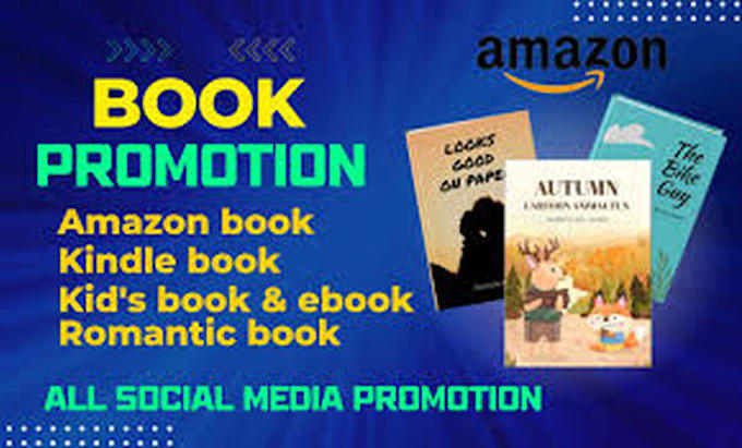 Gig Preview - Manually promote your amazon KDP book or ebook