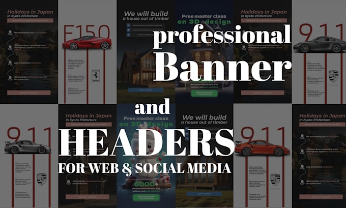 Bestseller - design a banner for a website or an advertising company