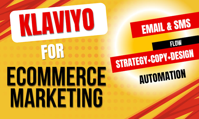 Gig Preview - Setup high converting klaviyo email marketing flows