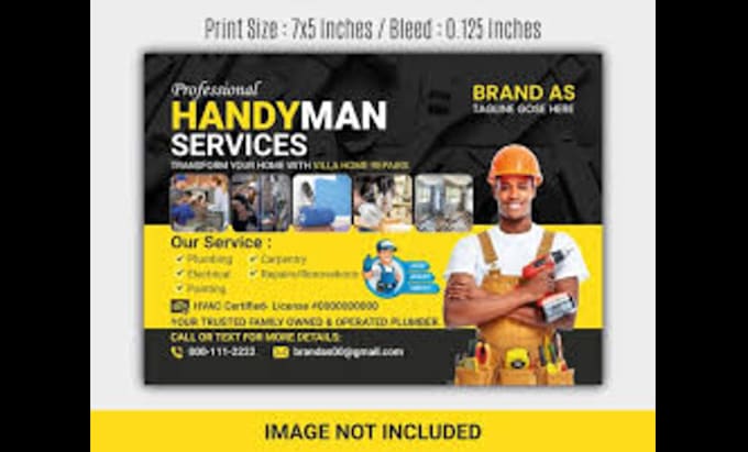 Gig Preview - Design handyman website, plumbing, roofing, junk removal, construction, hvac web