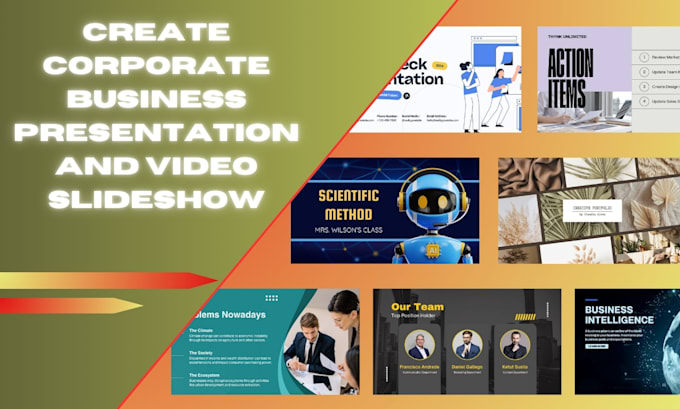 Gig Preview - Create corporate business presentation and video slideshow