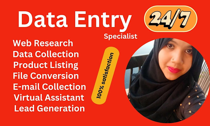 Bestseller - do data entry, lead generation, web scraping and copy paste