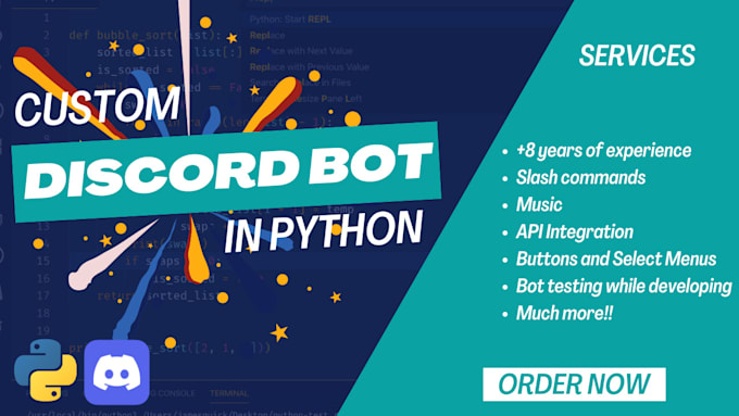 Bestseller - develop discord bots tailored to your needs