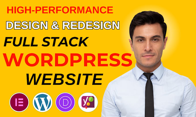 Gig Preview - Do develop or customize, design or redesign cheap affordable wordpress website