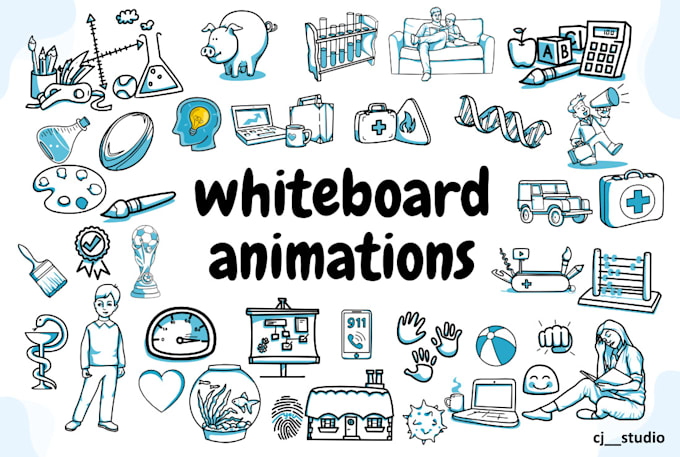 Gig Preview - Create engaging whiteboard explainer doodle videos in videoscribe