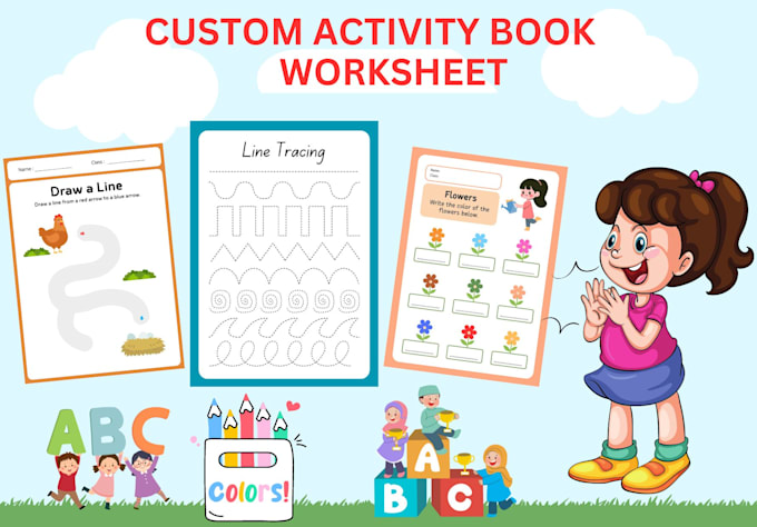 Bestseller - create custom activity books and worksheets for kids