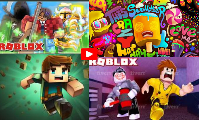 Gig Preview - Design clickbait roblox thumbnail or icon for youtube