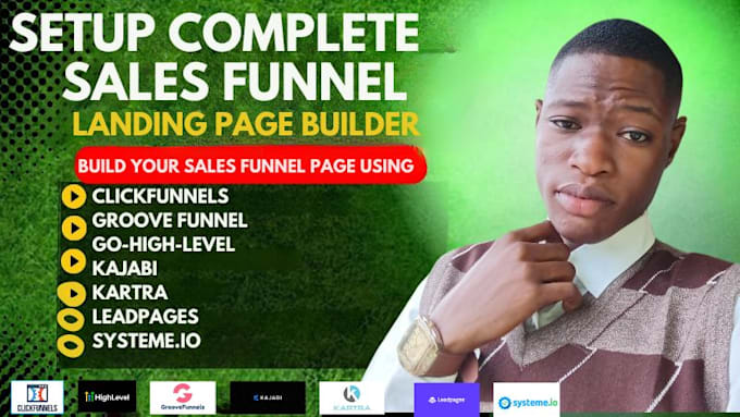 Bestseller - be clickfunnels sales funnel expert kajabi website gohighlevel systeme io kartra