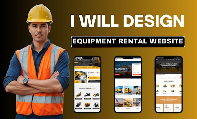 Bestseller - create construction and heavy equipment rentals website