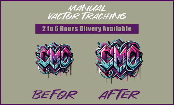 Gig Preview - Do professional manual vector tracing service for clear and scalable graphics