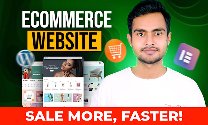 Gig Preview - Create wordpress ecommerce website design for online store