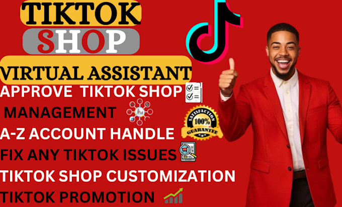 Gig Preview - Be your tiktok virtul assistant, fix tiktok shop issues, promote tiktok shop