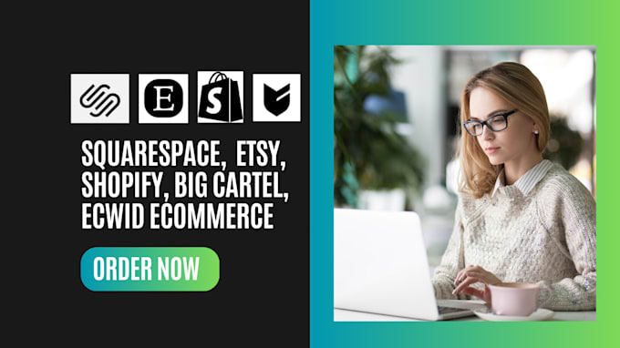 Gig Preview - Design or redesign big cartel, ecwid store design, etsy, squarespace ecommerce