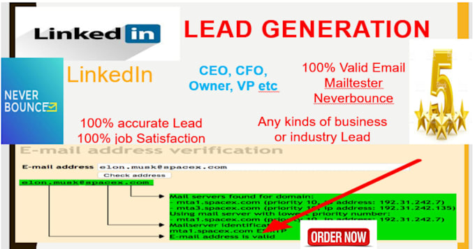 Gig Preview - Be your lead generation specialist with linkedln lead generation