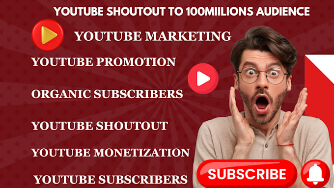 Gig Preview - Do USA youtube video promotion shoutout channel to 8m organic subscribers views