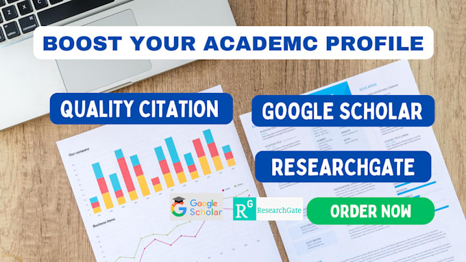 Gig Preview - Increase your google scholar citation using researchgate