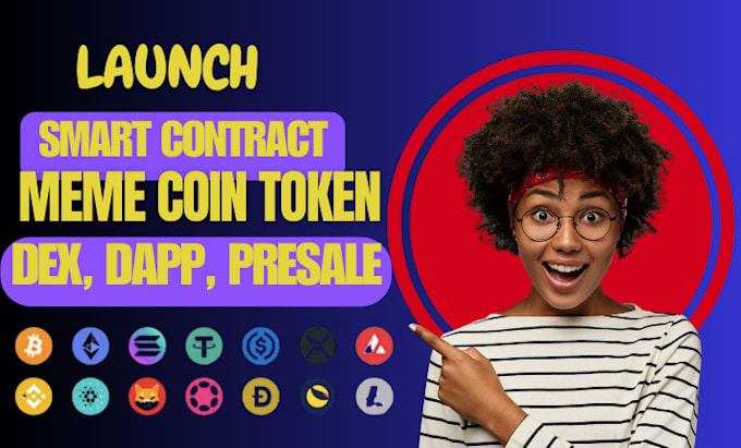 Gig Preview - Create token, staking launchpad dapp, presale, nft, on ton, solana, tron eth evm