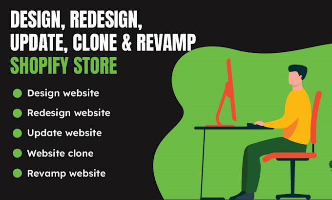 Gig Preview - Copy, clone, revamp, redesign shopify website, shopify store