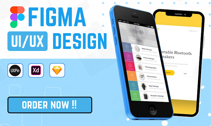 Bestseller - do figma website design, website UI UX, website mockup in uxpins invision sketch