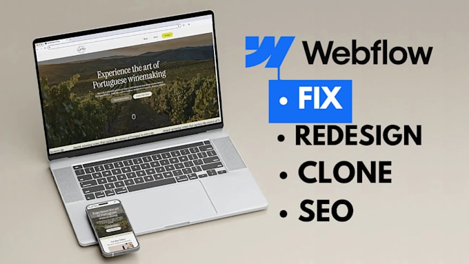 Bestseller - edit, fix webflow bugs, customize webflow templates, webflow seo, design update