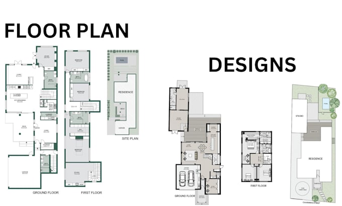 Gig Preview - Design 2d, 3d floor plan, elevation, interior architectural drawing with autocad