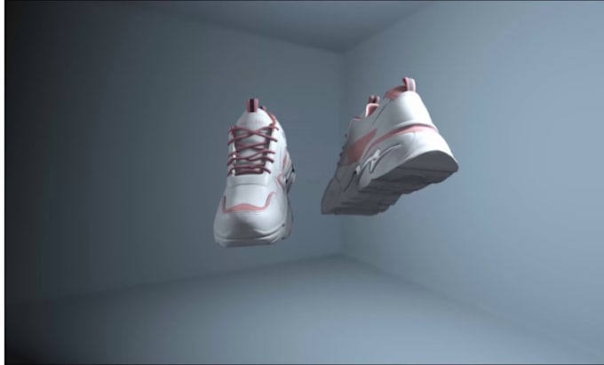 Gig Preview - Create 3d sneakers animation 3d product shoe animation footwear