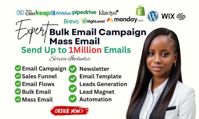 Gig Preview - Do high converting  bulk email to your targeted audience, email campaign