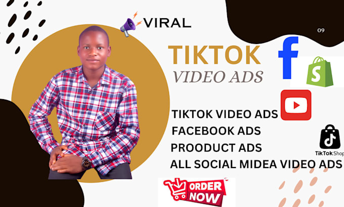 Gig Preview - Create viral tiktok ads dropshipping video ads for products