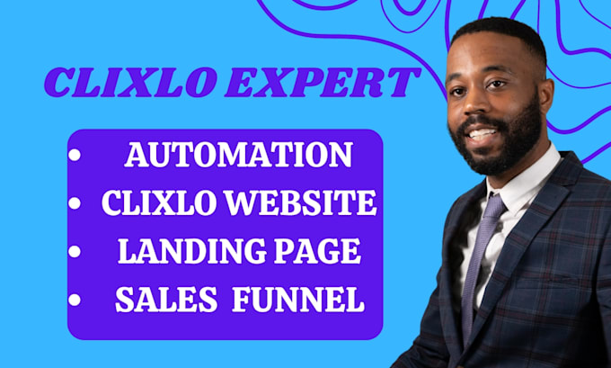 Gig Preview - Setup clixlo website, design, optimization, automation, and clixlo landing page