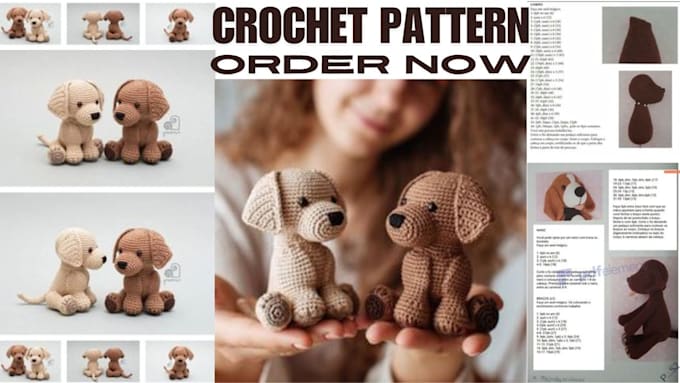 Gig Preview - Do a well written step by step crochet pattern and amigurumi design