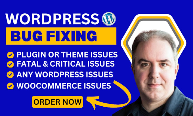 Gig Preview - Fix any website errors, wordpress, woocommerece issue, critical errors, bug fix