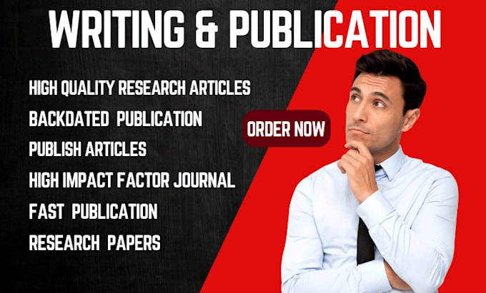 Gig Preview - Publish research articles in google scholar indexed journal