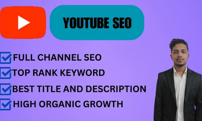 Gig Preview - Do best youtube video SEO and keyword research