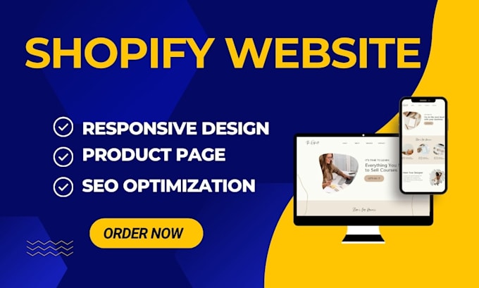 Gig Preview - Design shopify store redesign shopify website build shopify dropshipping website