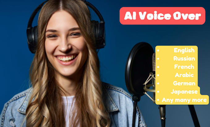 Gig Preview - Create next level human like ai voice overs with text to speech magic